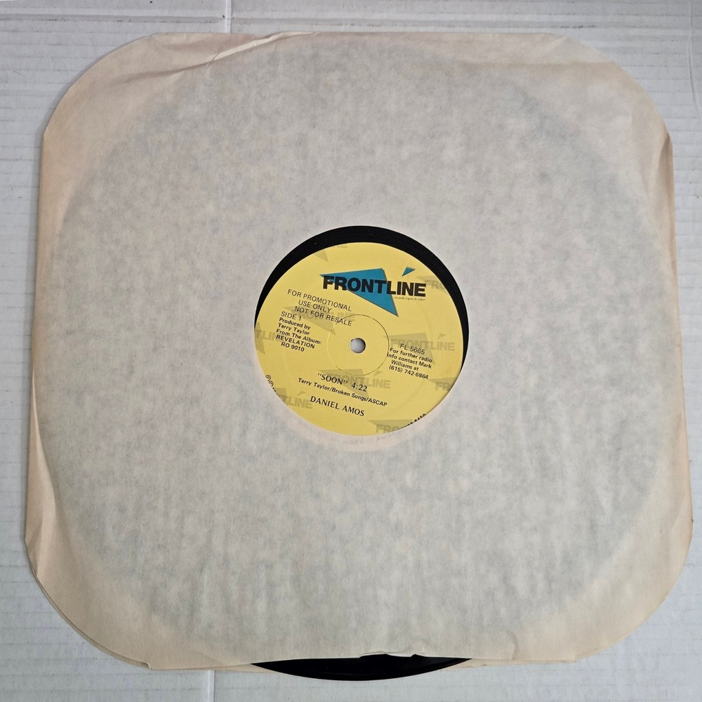 Daniel Amos Soon 12 Vinyl Single 1986 Frontline Promo Christian Alt Rock USA